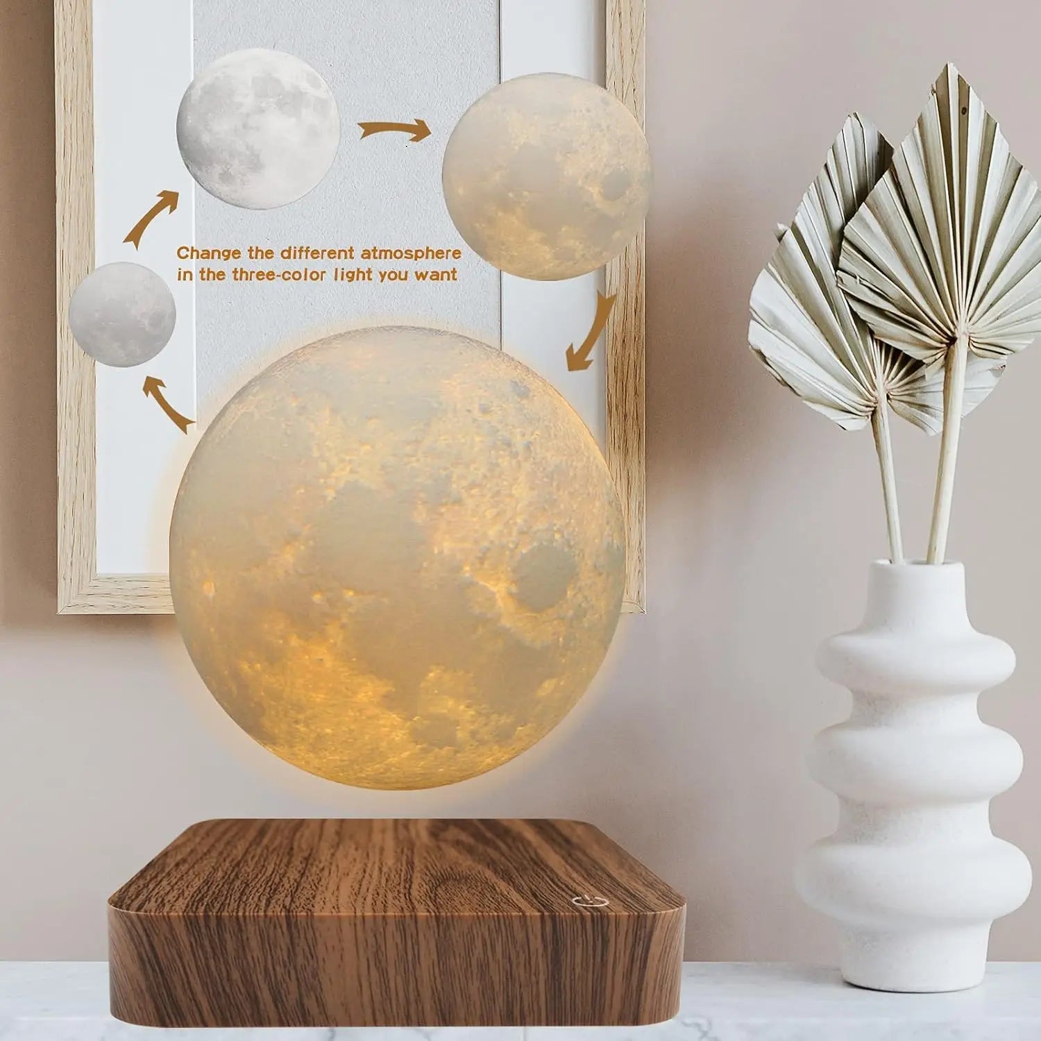 levitating moon lamp - ModoCoveDesign