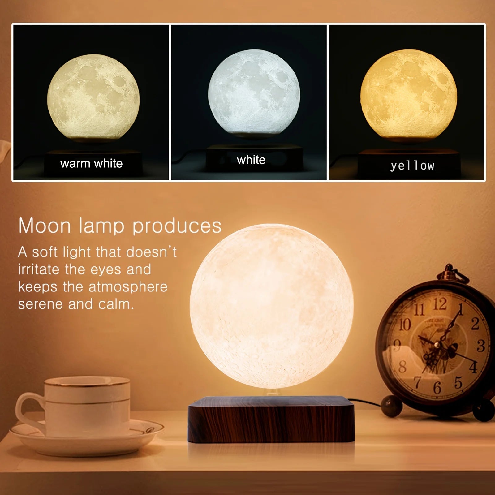 levitating moon lamp - ModoCoveDesign